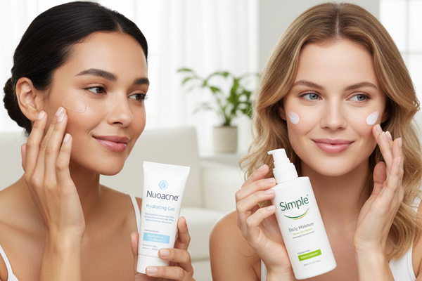 مقایسه بافت و جذب آبرسان نواکنه و سیمپل