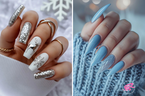 دیزاین کاشت ناخن زمستانه جدید