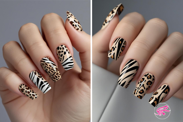 طرح ناخن پلنگی