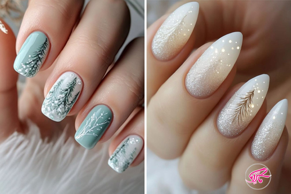 دیزاین کاشت ناخن زمستانه جدید