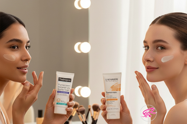 مقایسه ضد آفتاب نوتروژینا و لافارر برای زیر آرایش