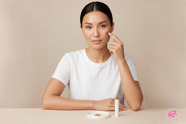 استفاده صحیح از رژگونه استیکی