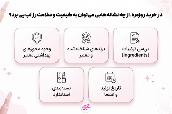 در خرید روزمره، از چه نشانههایی میتوان به کیفیت و سلامت رژ لب پی برد؟