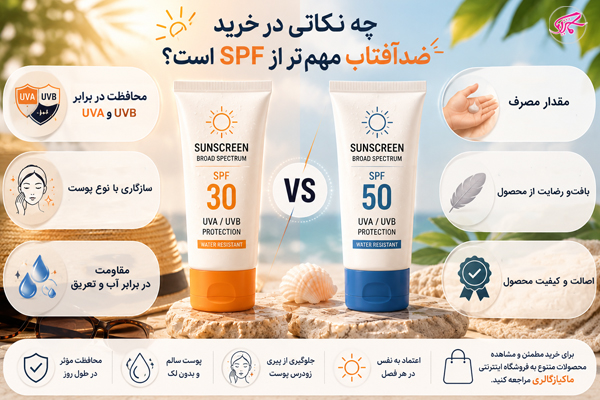 چه نکاتی در خرید ضد آفتاب از SPF مهم تر است؟